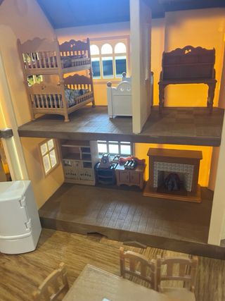 Casa Sylvanian con familia y coche