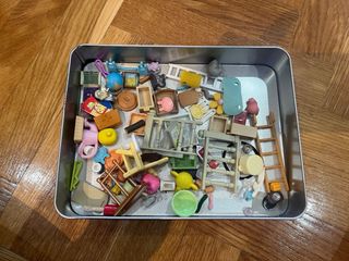 Casa Sylvanian con familia y coche