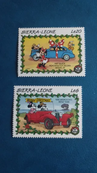 Sellos Sierra Leona Disney - lote 72