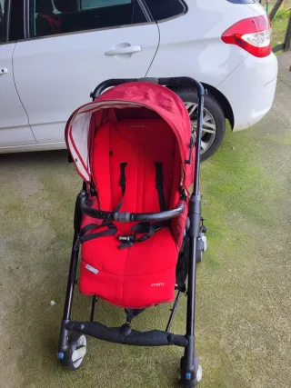 Carro de bebé Bebeconfort rojo