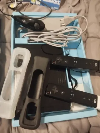 Consola Nintendo Wii Negra + Juegos