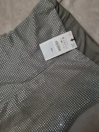 Vestido Zara brillos plateado ocasión especial