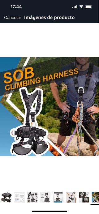 Arnés de seguridad medio cuerpo