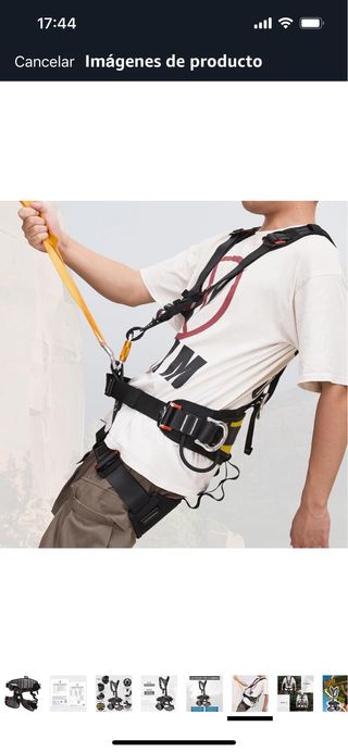 Arnés de seguridad medio cuerpo