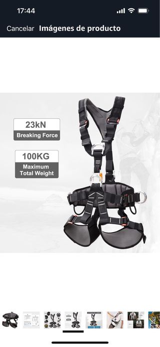 Arnés de seguridad medio cuerpo