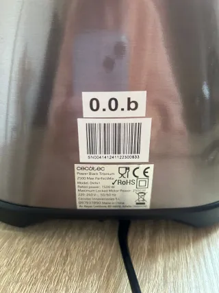 Batidora Cecotec Power Black Titanium