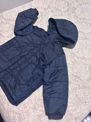 Chaqueta niño 2x1 camuflaje y azul