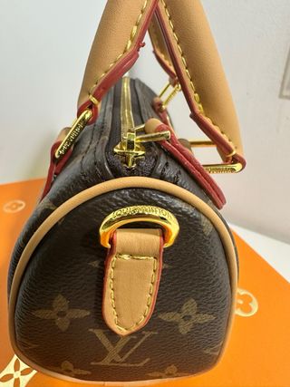 Bolso Louis Vuitton Nano Speedy Marrón