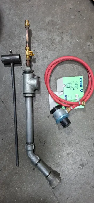 Quemador de horno con manguera y regulador