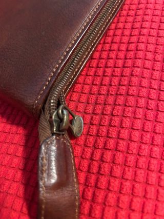 Porta CD The Bridge in pelle marrone