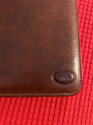 Porta CD The Bridge in pelle marrone