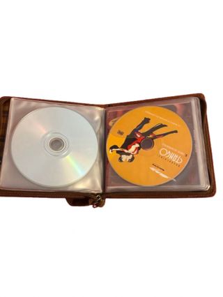 Porta CD The Bridge in pelle marrone