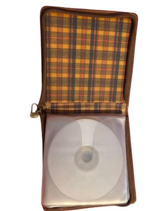 Porta CD The Bridge in pelle marrone