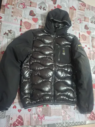 Giubbotto Blauer nero con cappuccio