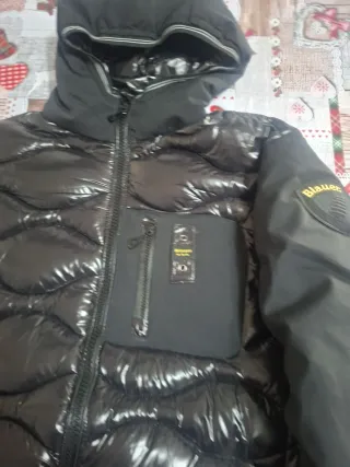 Giubbotto Blauer nero con cappuccio