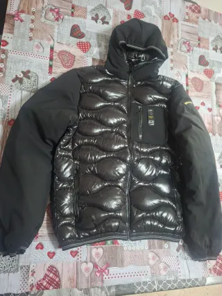 Giubbotto Blauer nero con cappuccio