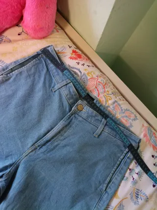 Vaqueros Lee Talla 44 Azul