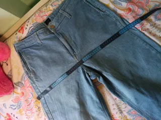 Vaqueros Lee Talla 44 Azul