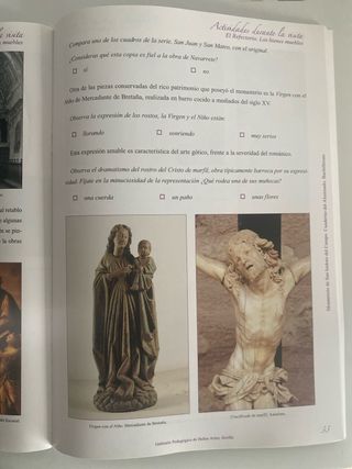 Cuaderno de Bachillerato de Bellas Artes