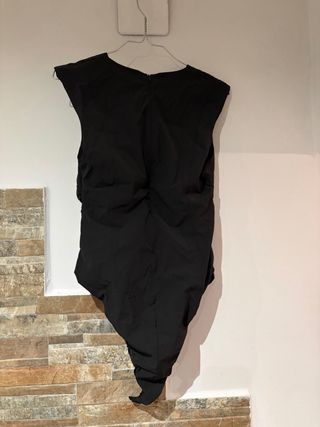 Body negro Zara drapeado