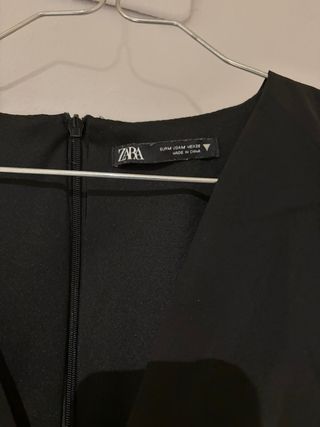 Body negro Zara drapeado