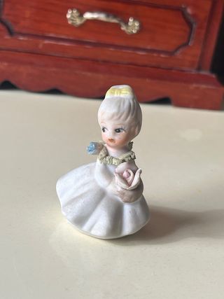 Dama porcelana flores, recuerdo de Taiwan