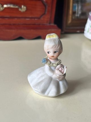 Dama porcelana flores, recuerdo de Taiwan