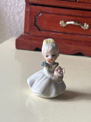 Dama porcelana flores, recuerdo de Taiwan