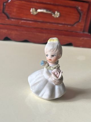 Dama porcelana flores, recuerdo de Taiwan