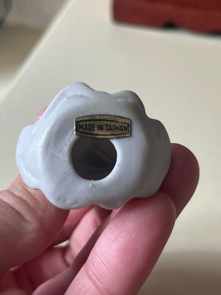 Dama porcelana flores, recuerdo de Taiwan