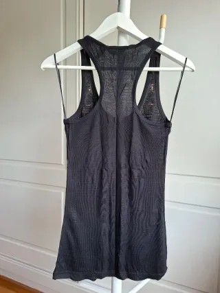 Top lentejuelas negro y dorado Talla S