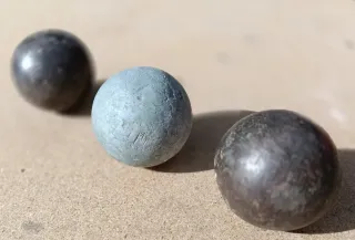 Bolas de petanca antiguas