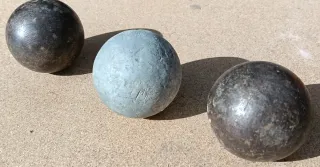 Bolas de petanca antiguas