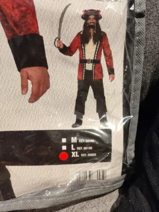 Disfraz Pirata Hombre Talla Única