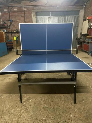 Mesa Ping Pong Plegable Azul