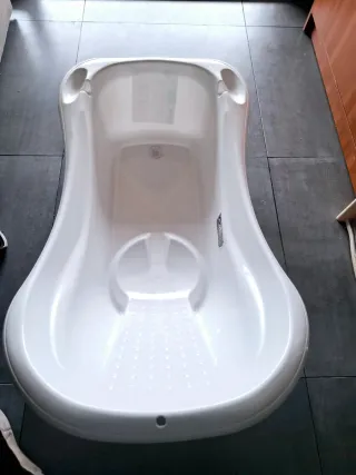 Bañera para bebé blanca