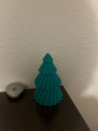 árbol de Navidad verde azulado.