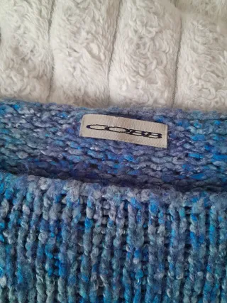Jersey azul punto
