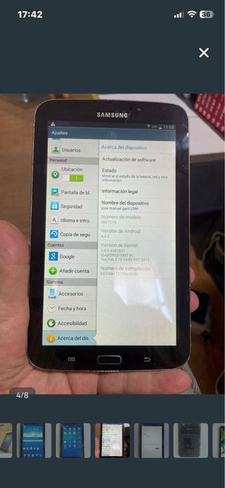 Samsung Galaxy Tab 3 7 con Caja