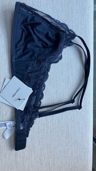 Sujetador Calvin Klein sin aro azul