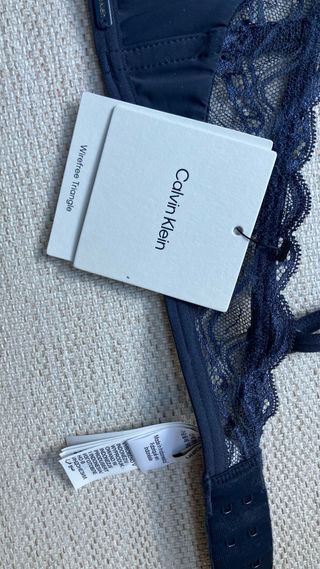 Sujetador Calvin Klein sin aro azul