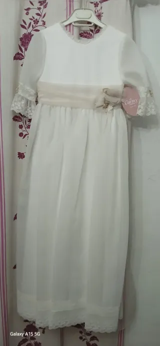 Vestido de Comunión Carmy Blanco Sin Estrenar