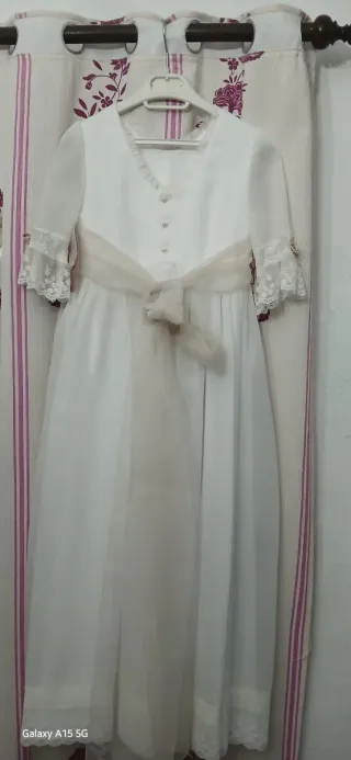Vestido de Comunión Carmy Blanco Sin Estrenar