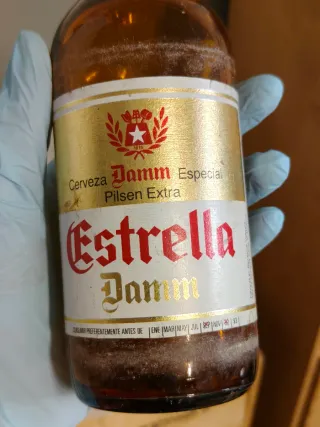 Botella Estrella Damm Olimpiadas 1992