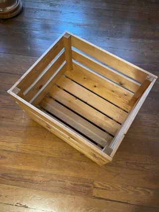 Caja de madera rústica