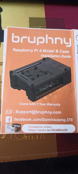 Carcasa y accesorios Raspberry 4 Modelo B