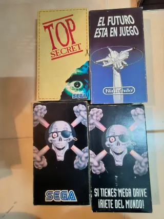 Colección VHS SEGA y Nintendo