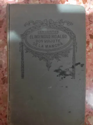 Conjunto de 6 libros del Quijote de la Mancha