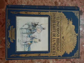 Conjunto de 6 libros del Quijote de la Mancha