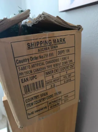 Árbol de Navidad Artificial Canadiense 1.50m